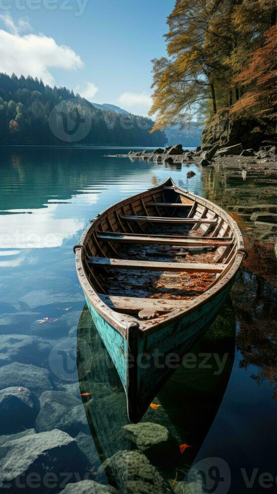 boat lake autumn tranquility grace landscape zen harmony rest calmness unity harmony photography photo