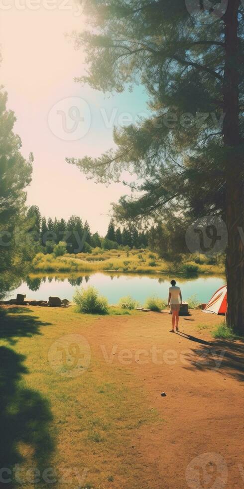 camp sunset tent tranquility grace landscape zen harmony rest calmness unity harmony photography photo