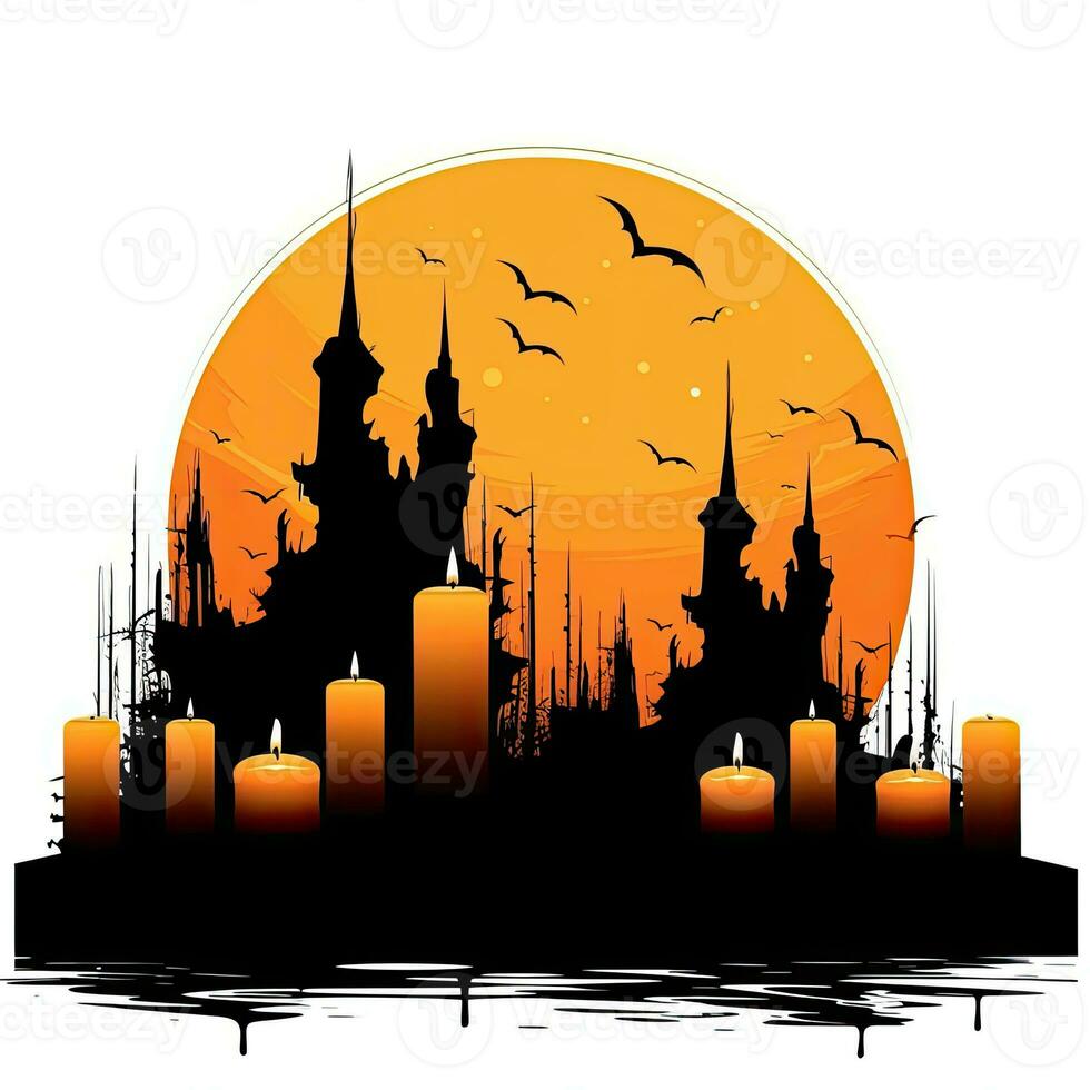 vampire castle house halloween clipart illustration vector tshirt design cut scrapbook tattoo photo