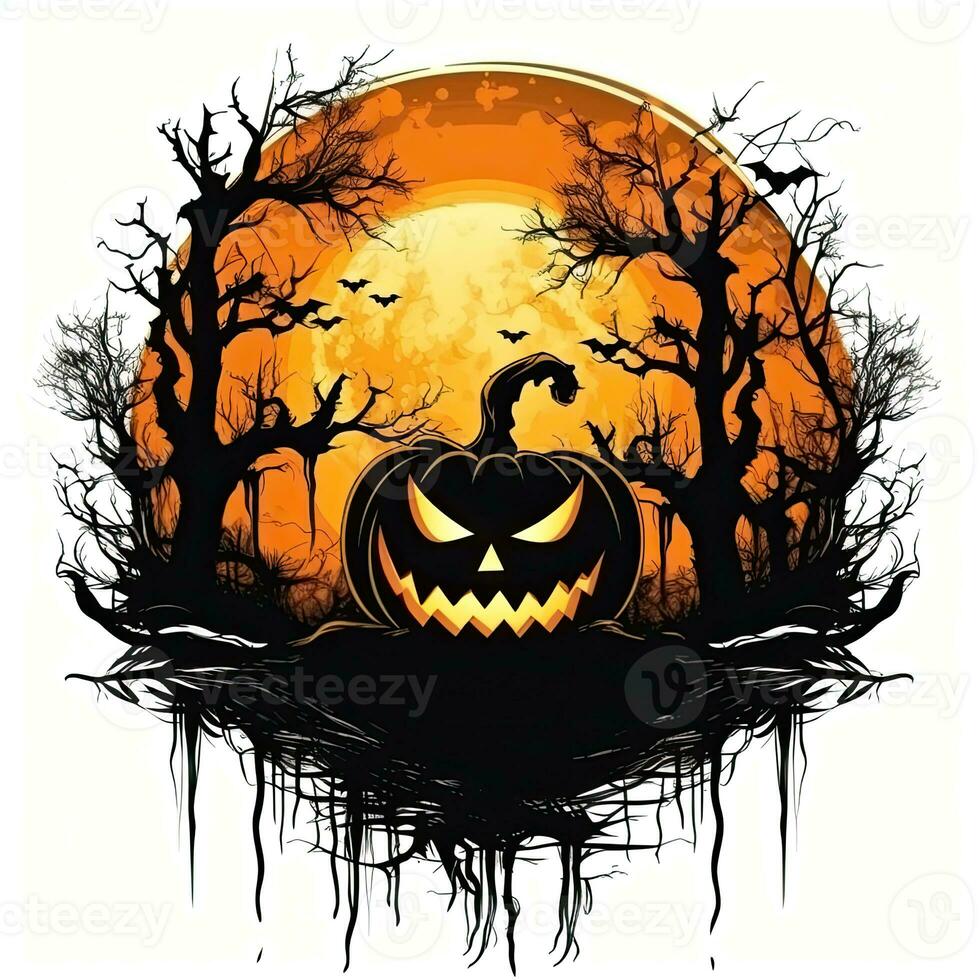 jack lantern pumpkin halloween clipart illustration vector tshirt sticker cut scrapbook tattoo photo