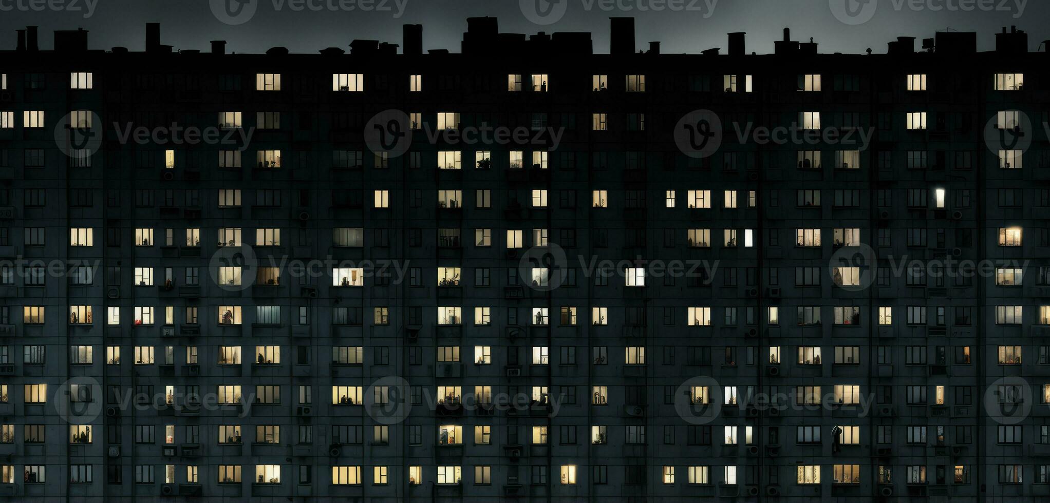 gloomy soviet buildings Russia depressive comfort wallpaper smartphone photo facade night lights