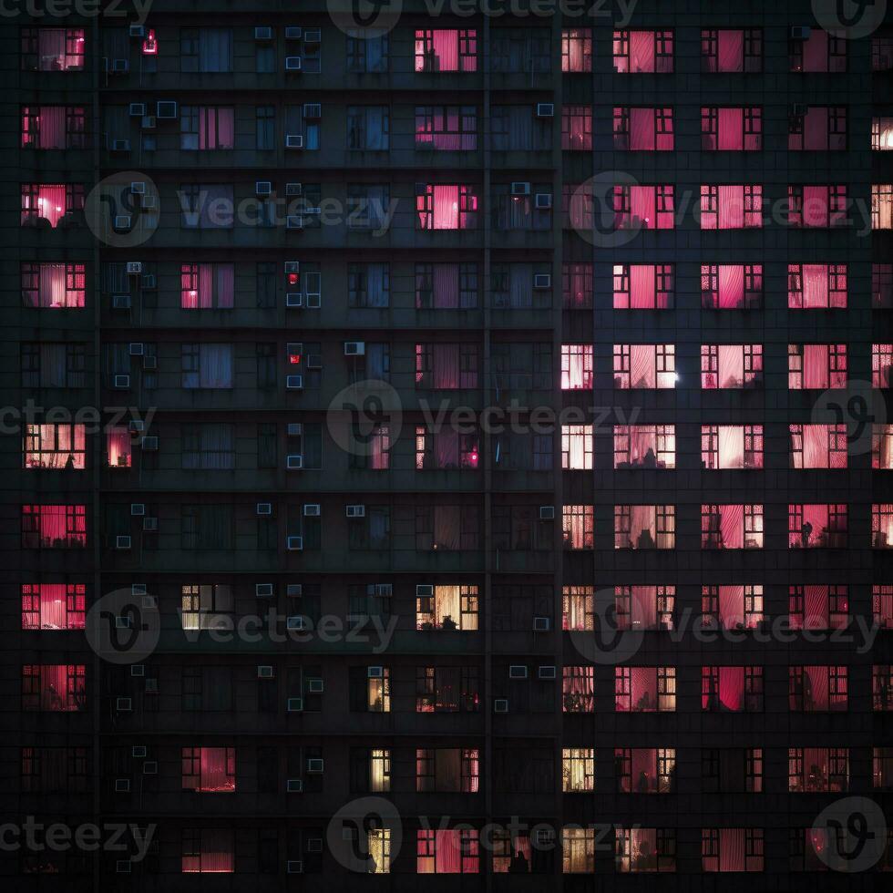 gloomy soviet buildings Russia depressive comfort wallpaper smartphone photo facade night lights