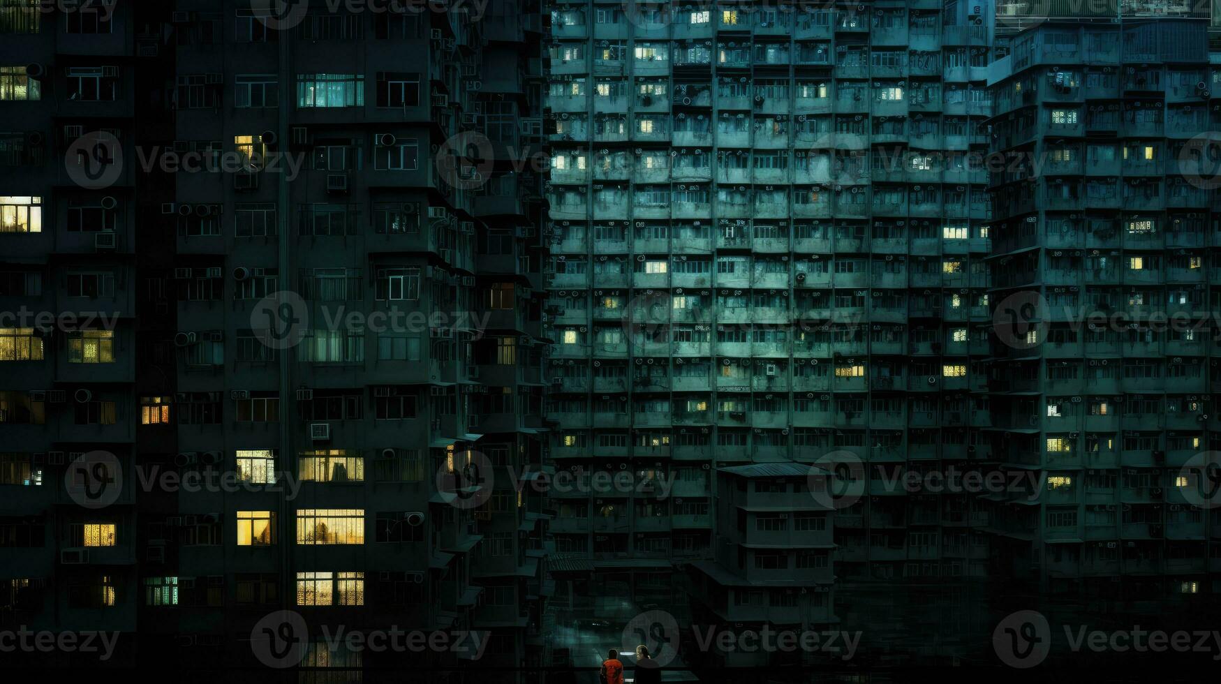 gloomy soviet buildings Russia depressive comfort wallpaper smartphone photo facade night lights