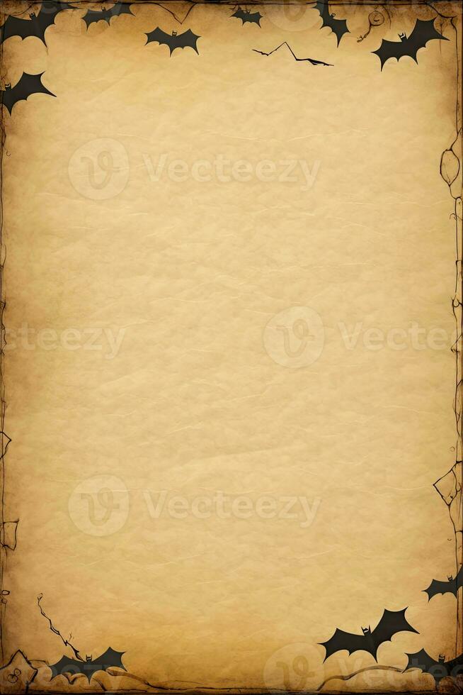 retro vintage worn sheet scrapbook page halloween dirty blank aged parchment paper printable photo