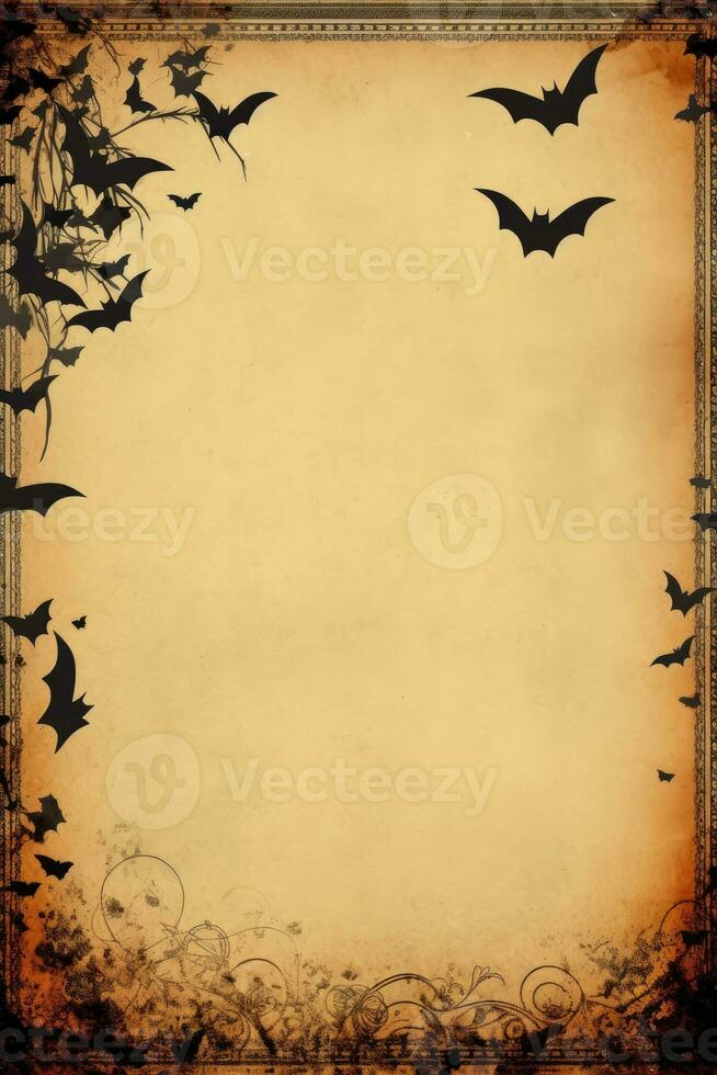 retro vintage worn sheet scrapbook page halloween dirty blank aged parchment paper printable photo