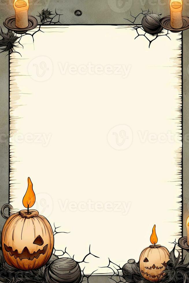 retro vintage worn sheet scrapbook page halloween dirty blank aged parchment paper printable photo