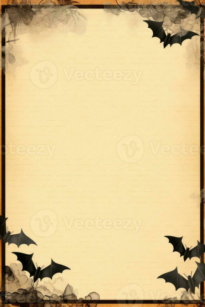 retro vintage worn sheet scrapbook page halloween dirty blank aged parchment paper printable photo