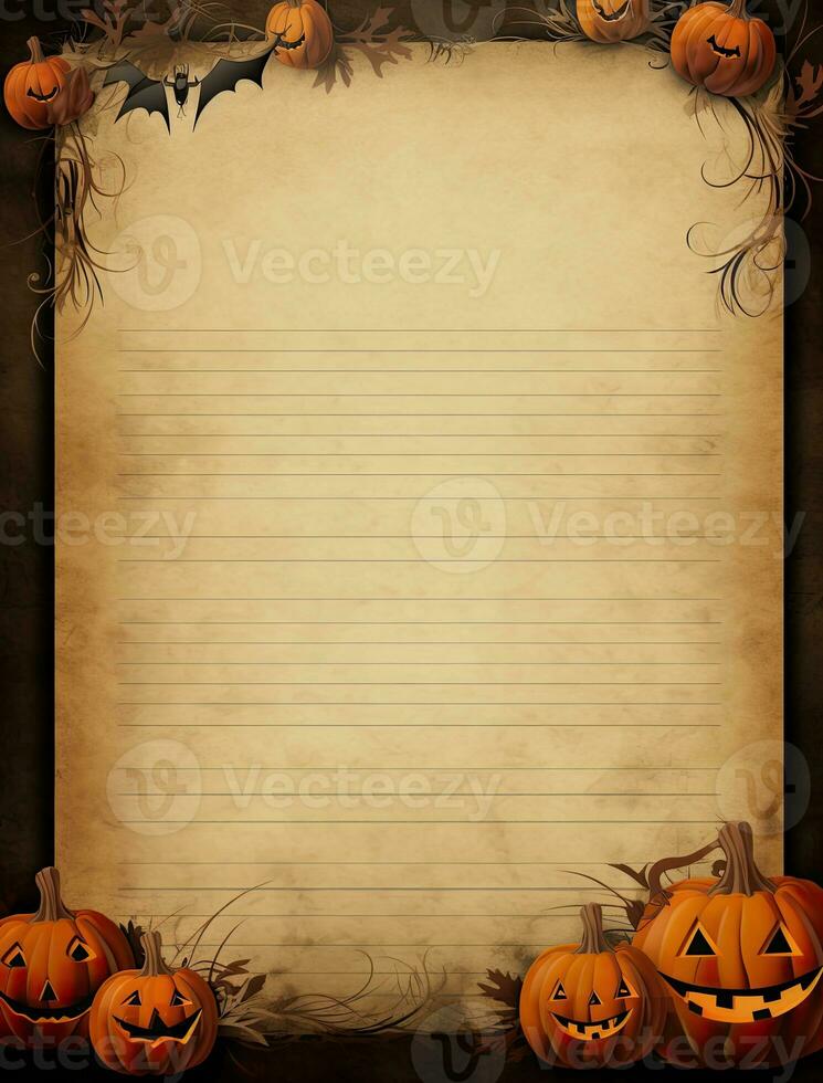 retro vintage worn sheet scrapbook page halloween dirty blank aged parchment paper printable photo