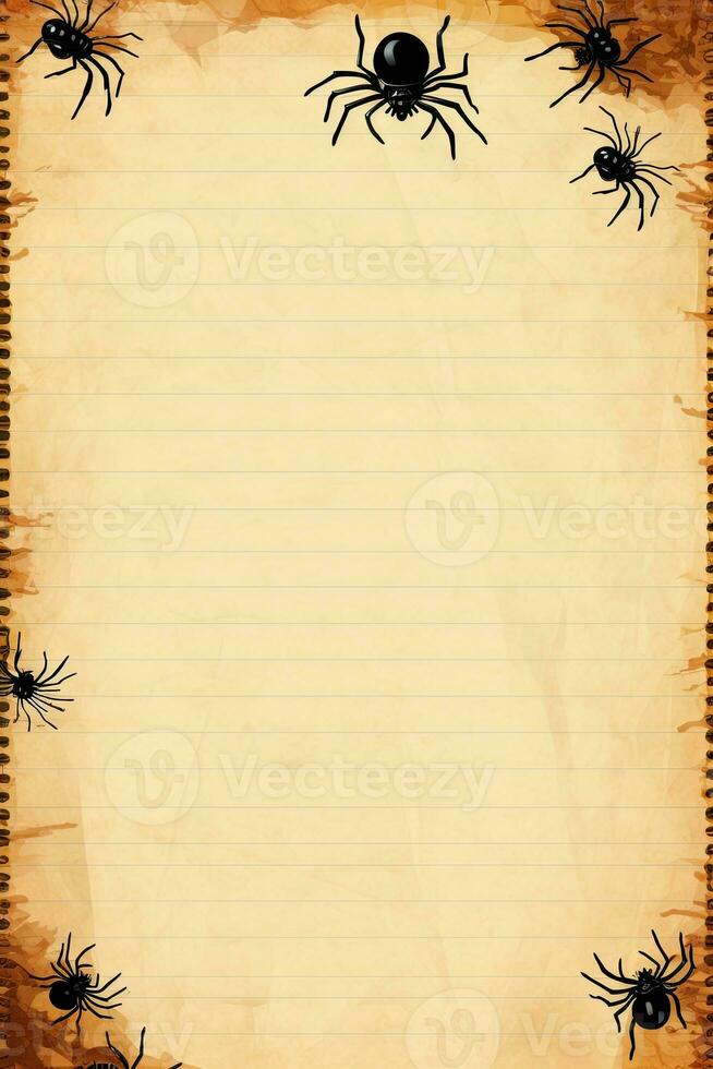 retro vintage worn sheet scrapbook page halloween dirty blank aged parchment paper printable photo