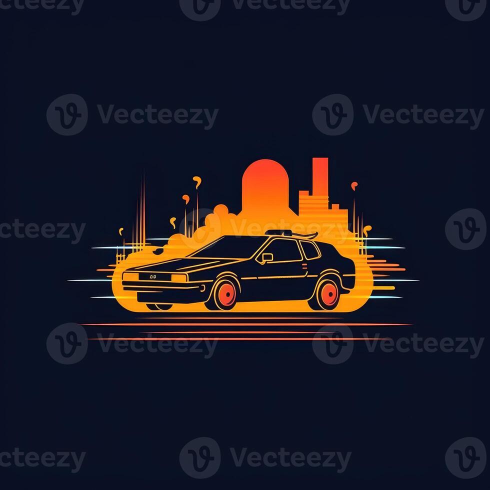 Back To The Future Car Stock Photos, Images and Backgrounds for Free