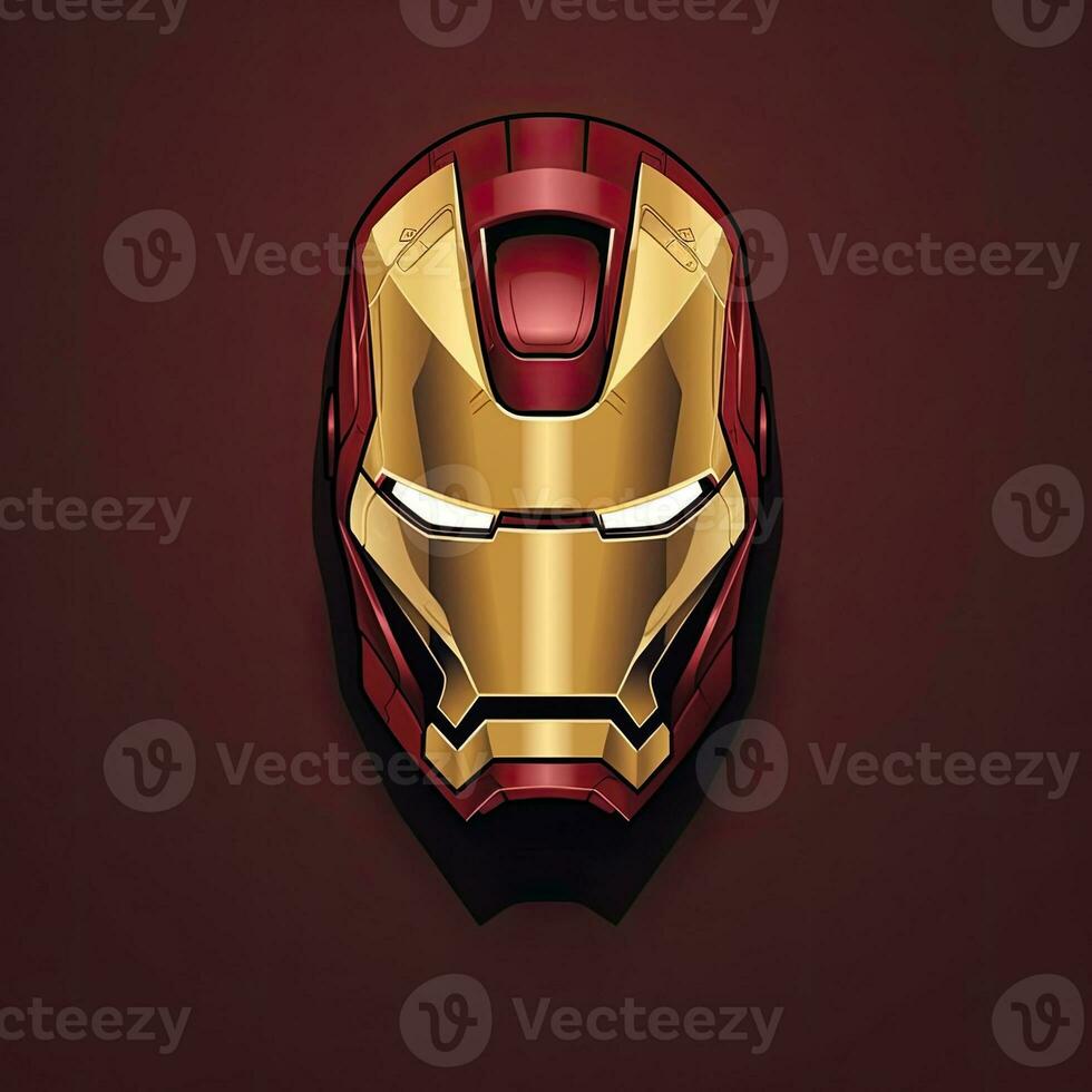 iron man mask portrait logo tattoo poster pixel art illustration voxel graphic photo