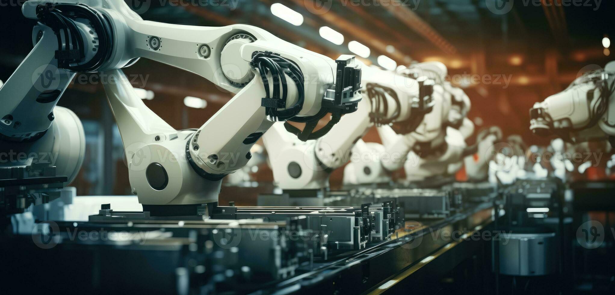 robot brazo montaje máquina fábrica taller chispas foto fabricación automatizado producción