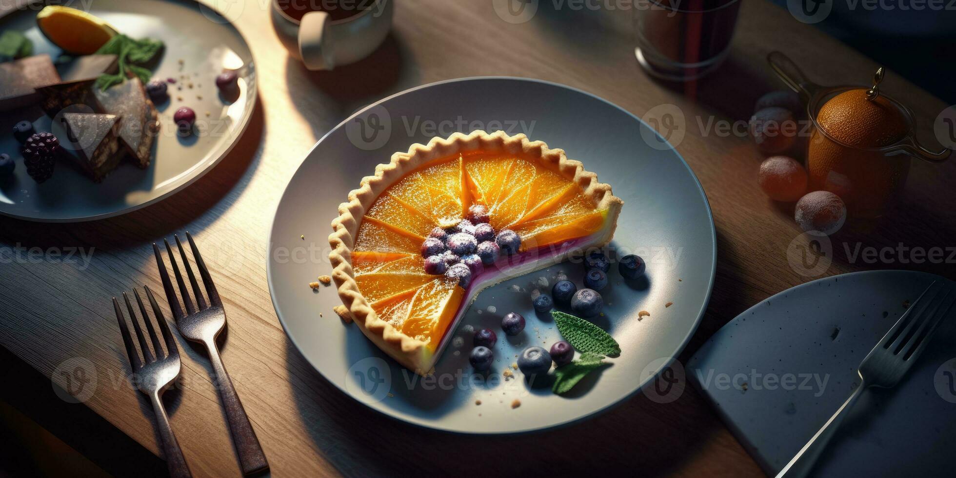 lemon pie professional studio food photography social media elegant fabric hot modern ad photo