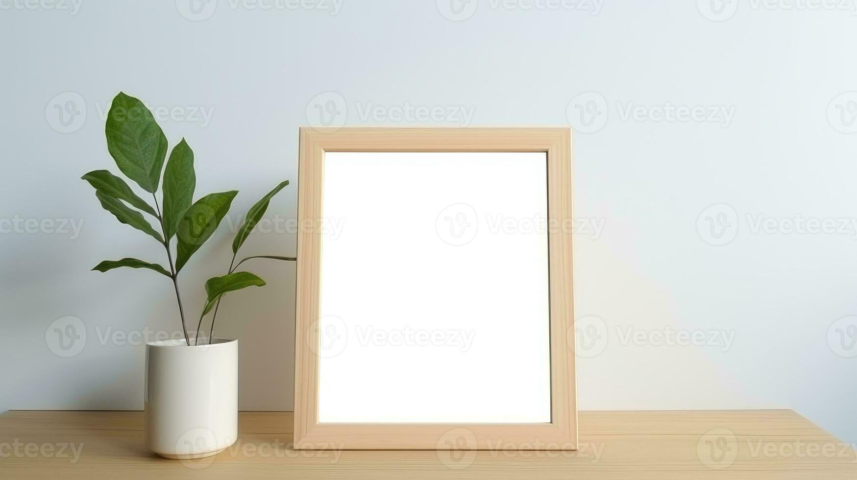 Blank empty frame poster mockup portfolio living room presentation furniture living room white photo