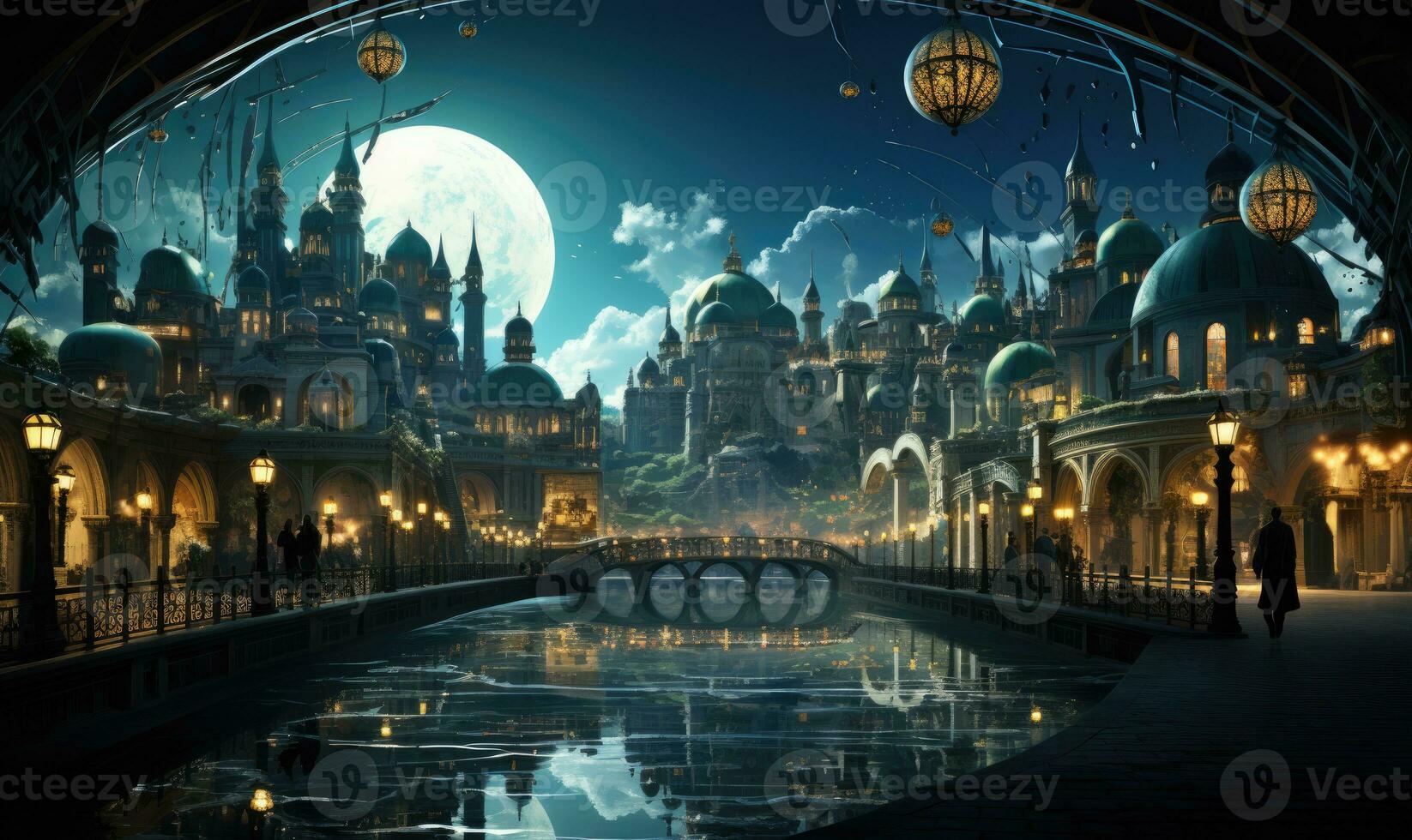 ghostpunk landscape city mystic poster alien steampunk wallpaper fantastic movie photo