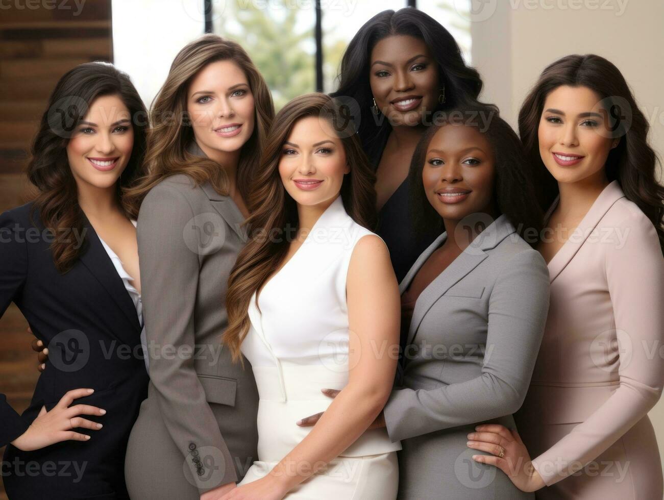 Celebrating the beauty of diverse body shapes and sizes AI Generative photo