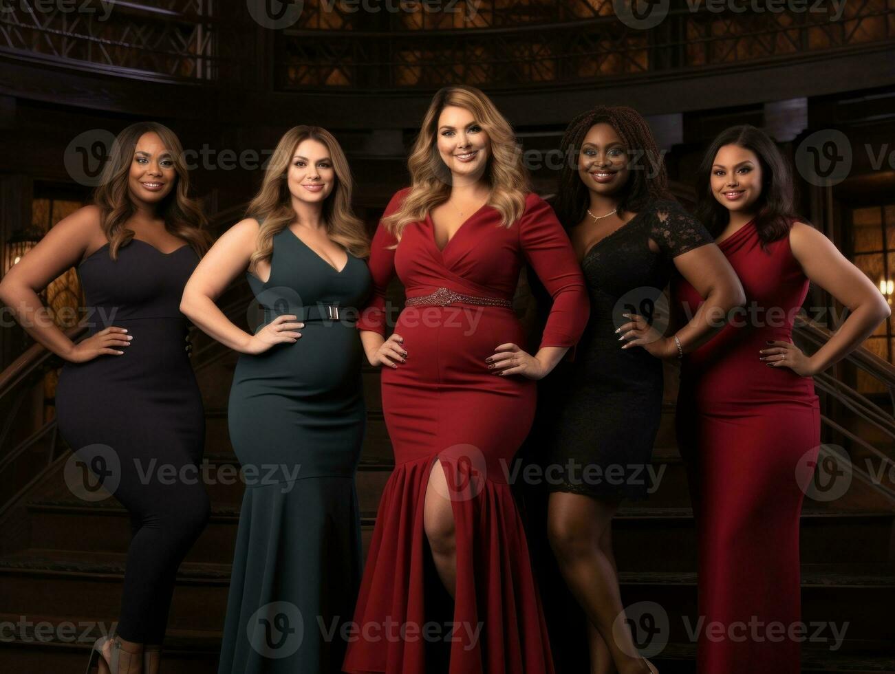 Celebrating the beauty of diverse body shapes and sizes AI Generative photo