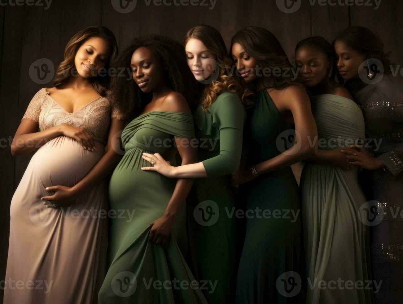 Celebrating the beauty of diverse body shapes and sizes AI Generative photo