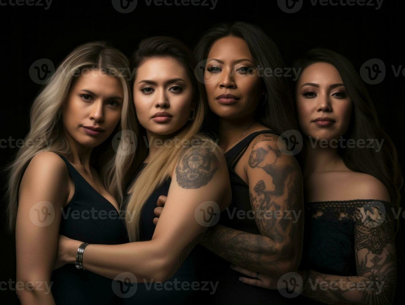 Celebrating the beauty of diverse body shapes and sizes AI Generative photo