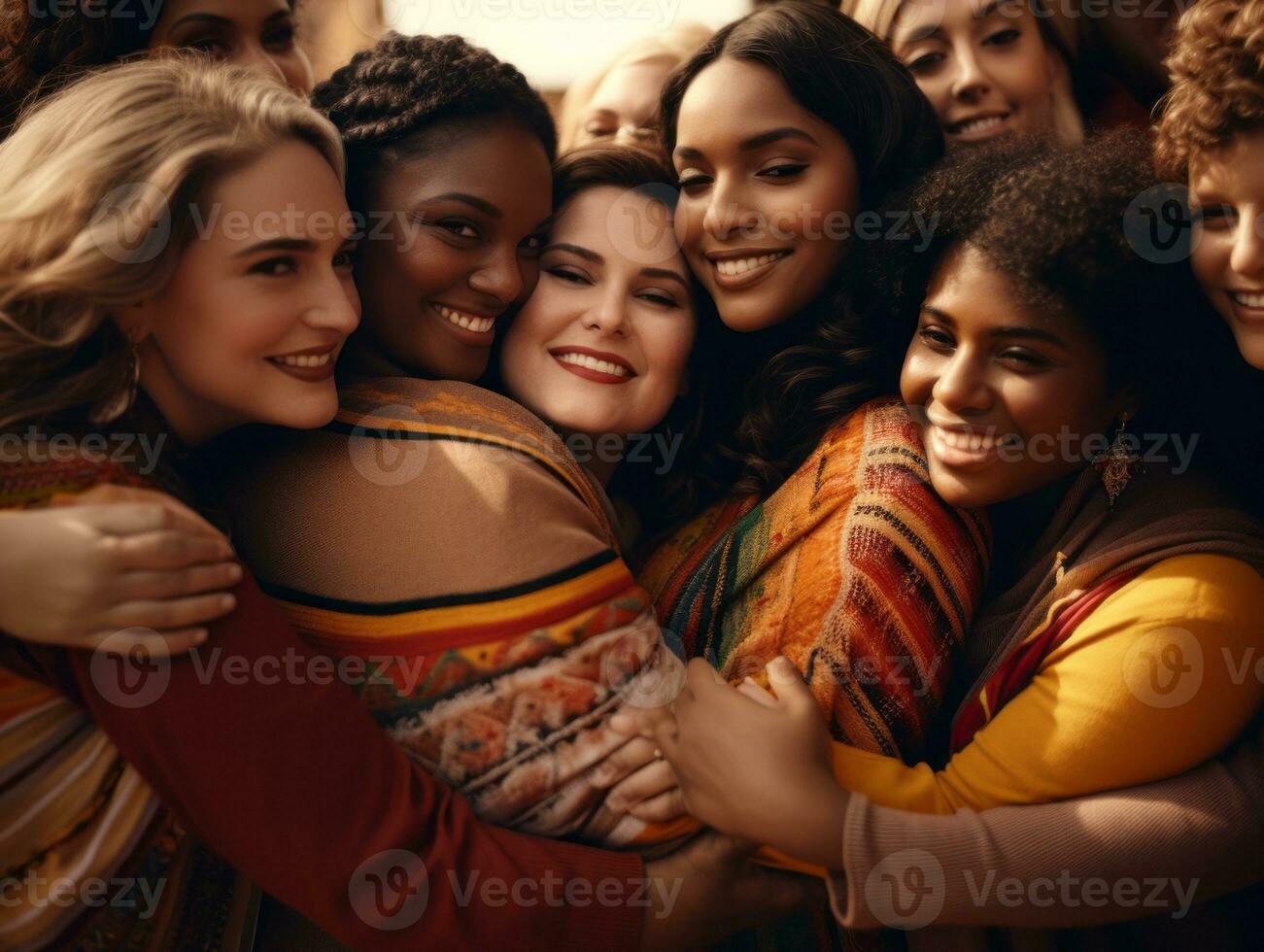 Celebrating the beauty of diverse body shapes and sizes AI Generative photo