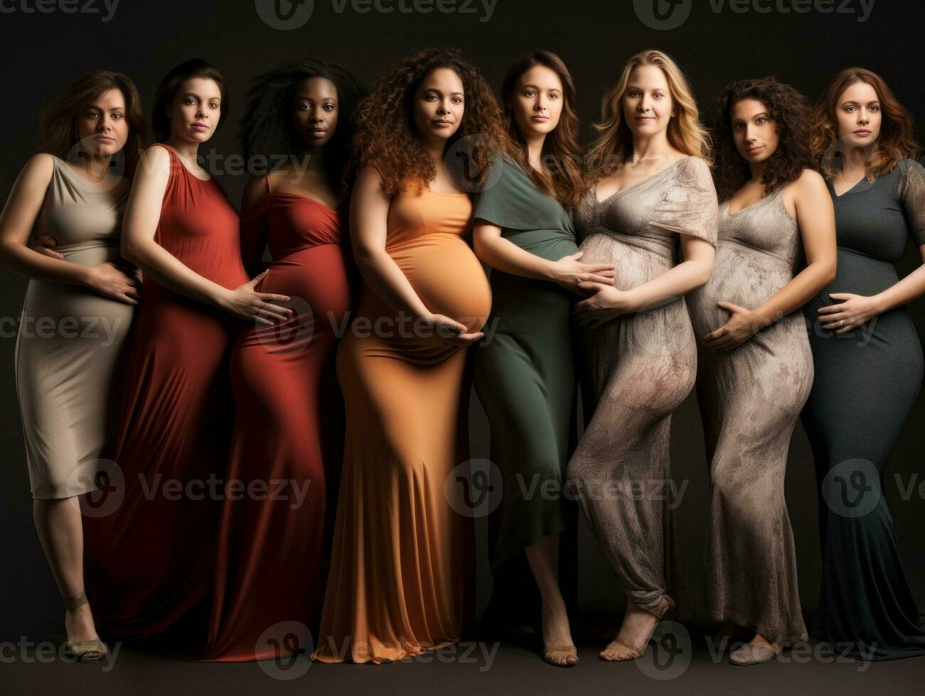 Celebrating the beauty of diverse body shapes and sizes AI Generative photo