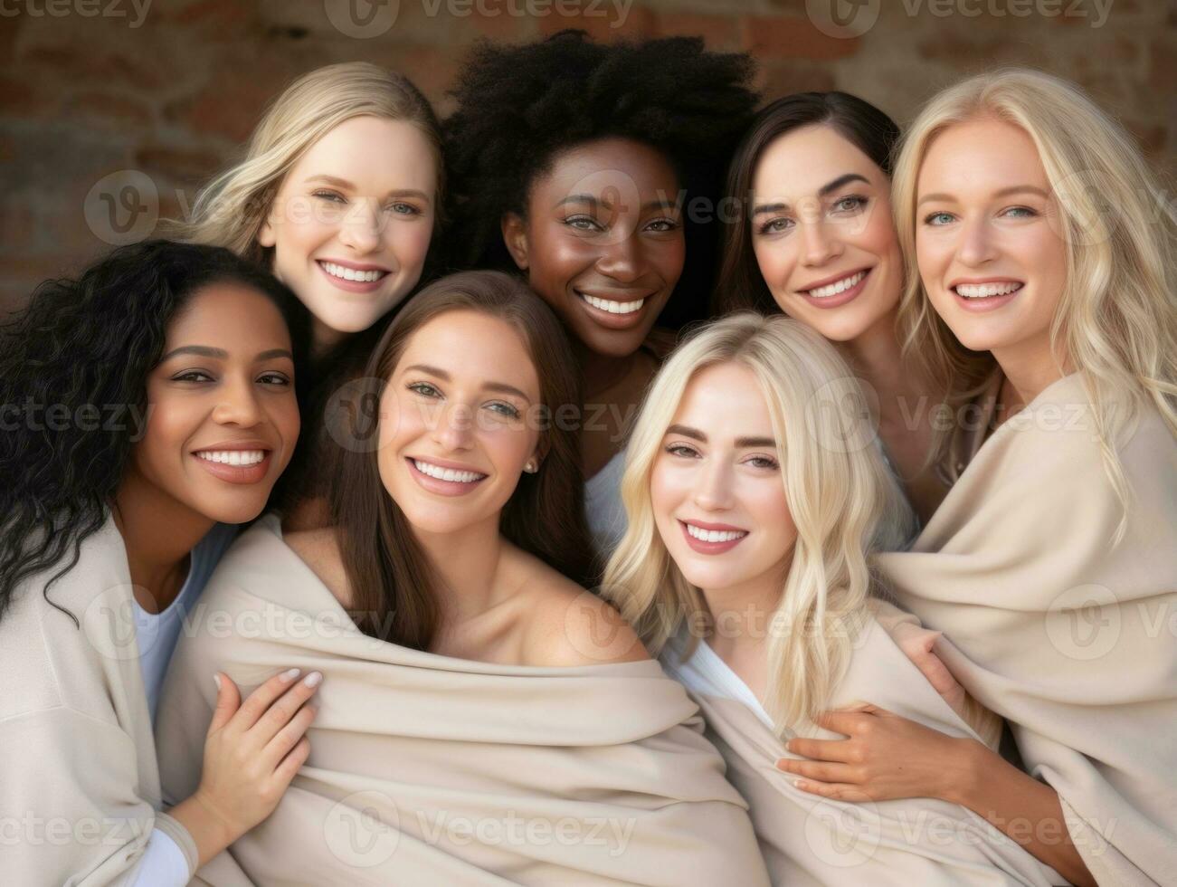 Celebrating the beauty of diverse body shapes and sizes AI Generative photo
