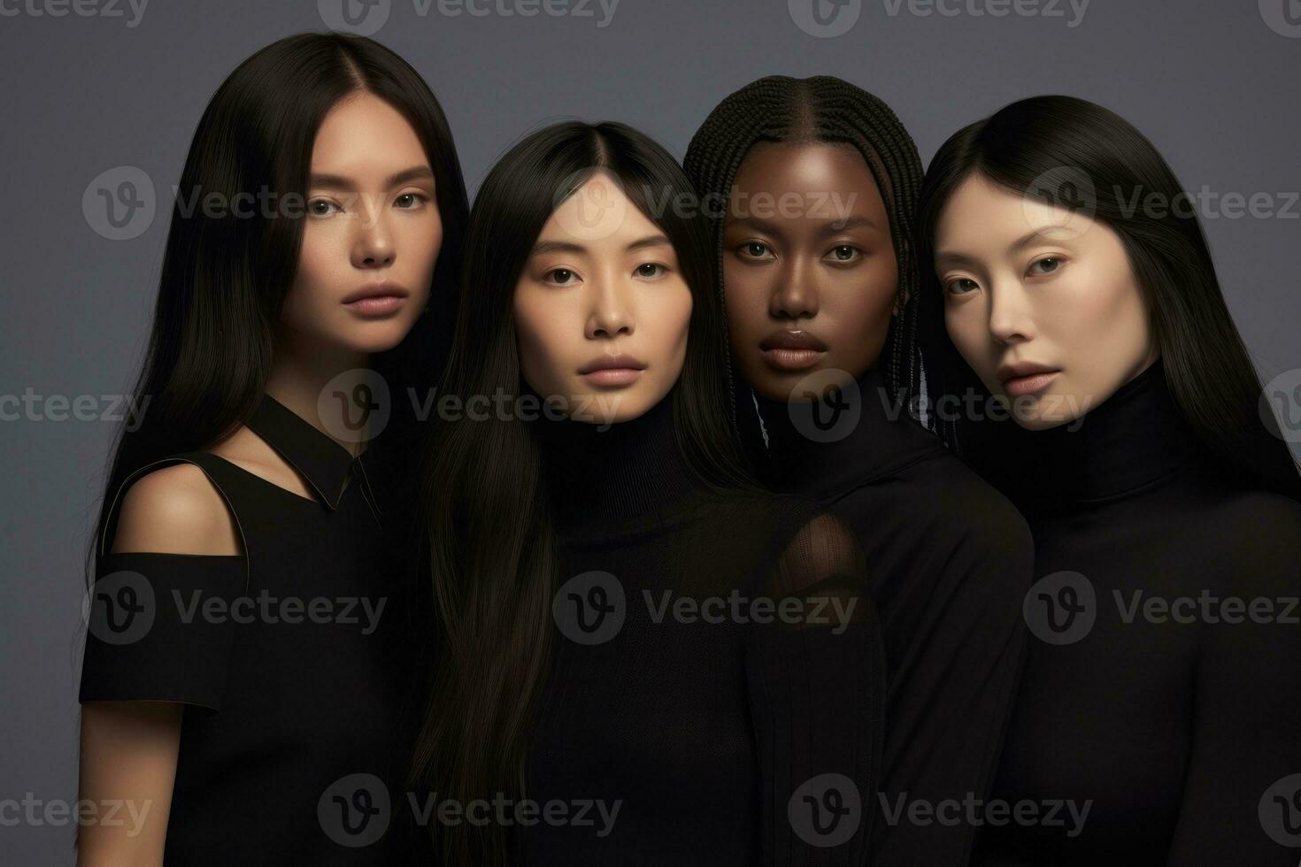 Celebrating the beauty of diverse body shapes and sizes AI Generative photo