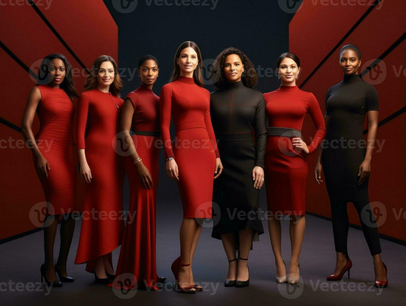Celebrating the beauty of diverse body shapes and sizes AI Generative photo