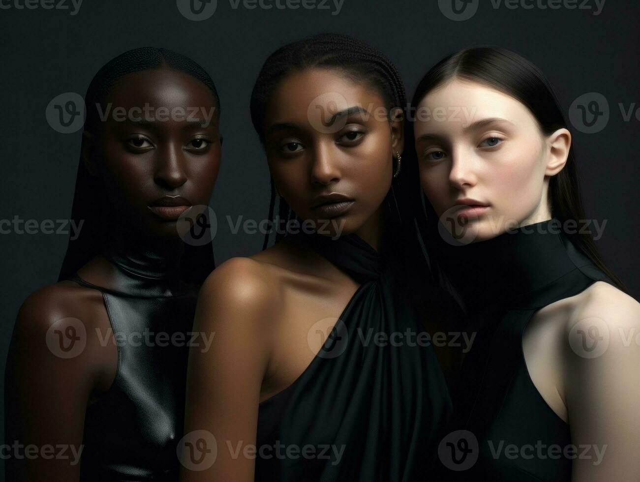 Celebrating the beauty of diverse body shapes and sizes AI Generative photo