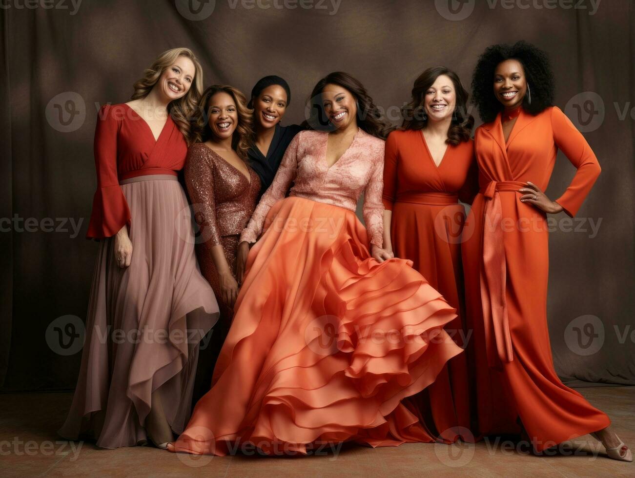 Celebrating the beauty of diverse body shapes and sizes AI Generative photo