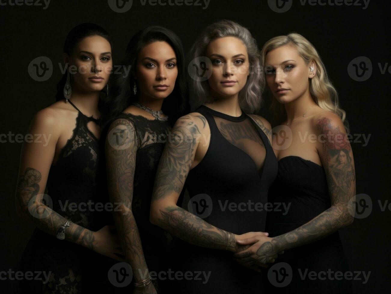 Celebrating the beauty of diverse body shapes and sizes AI Generative photo