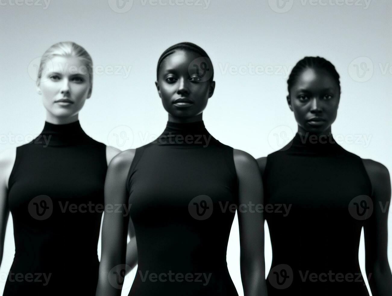 Celebrating the beauty of diverse body shapes and sizes AI Generative photo