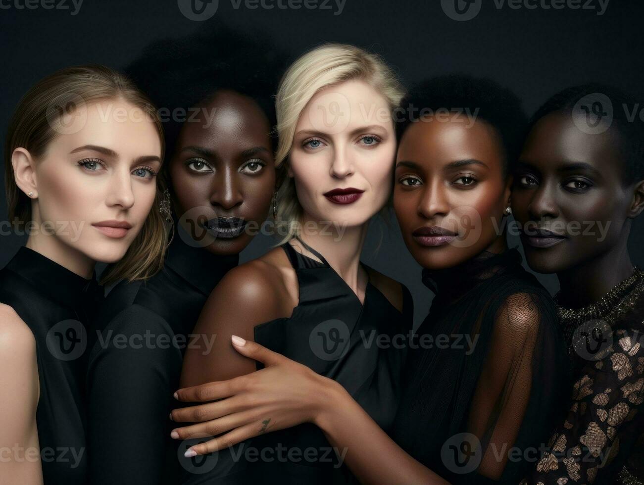 Celebrating the beauty of diverse body shapes and sizes AI Generative photo