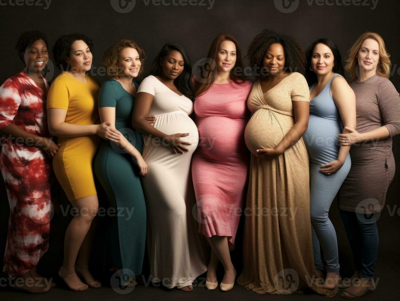 Celebrating the beauty of diverse body shapes and sizes AI Generative photo