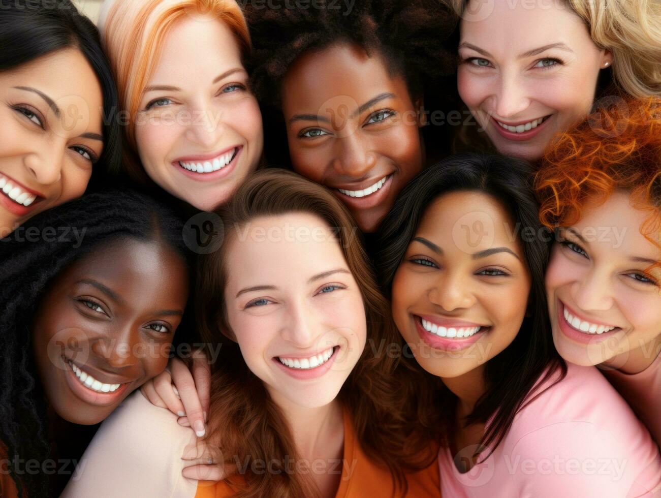 Celebrating the beauty of diverse body shapes and sizes AI Generative photo