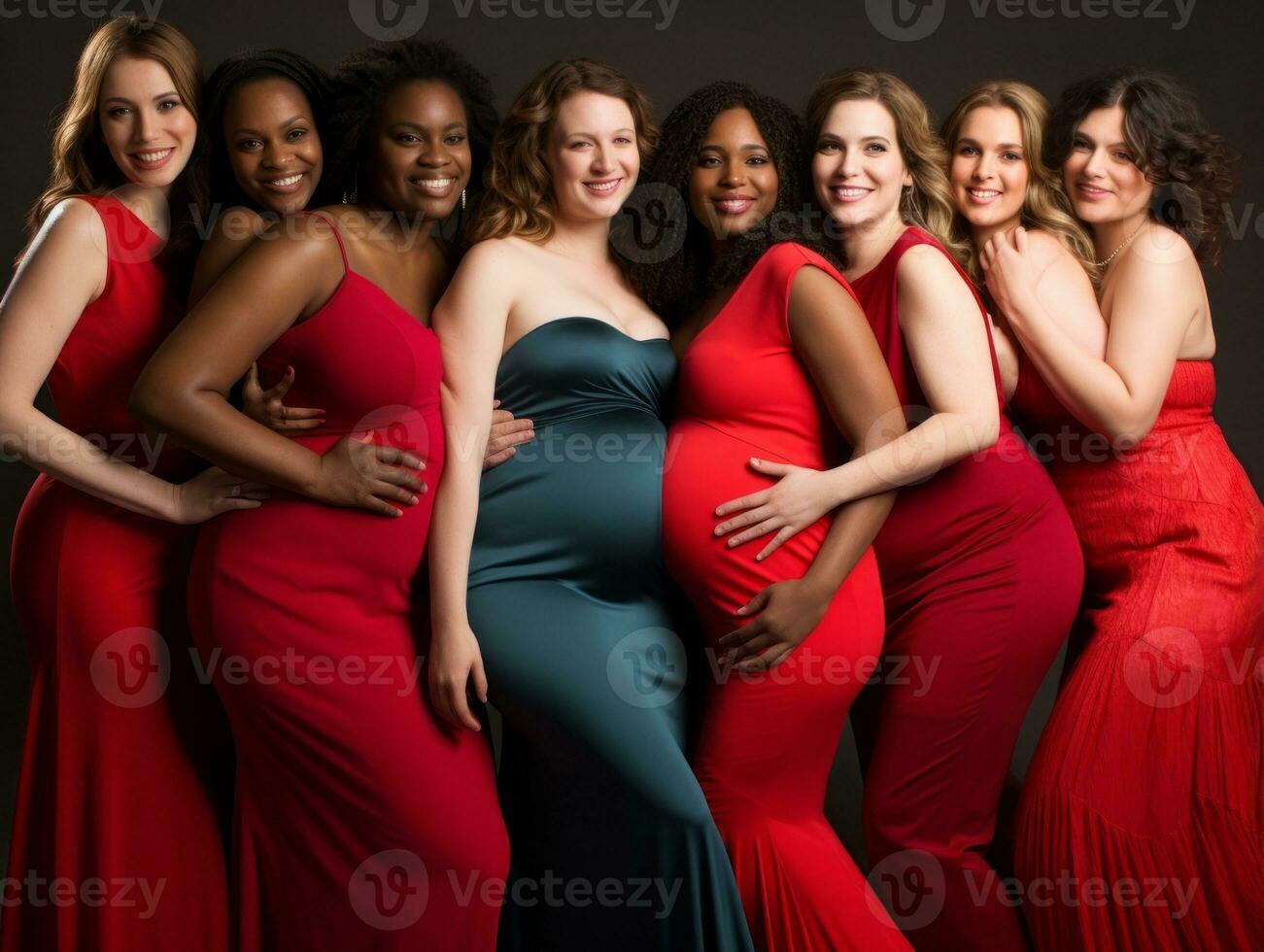 Celebrating the beauty of diverse body shapes and sizes AI Generative photo