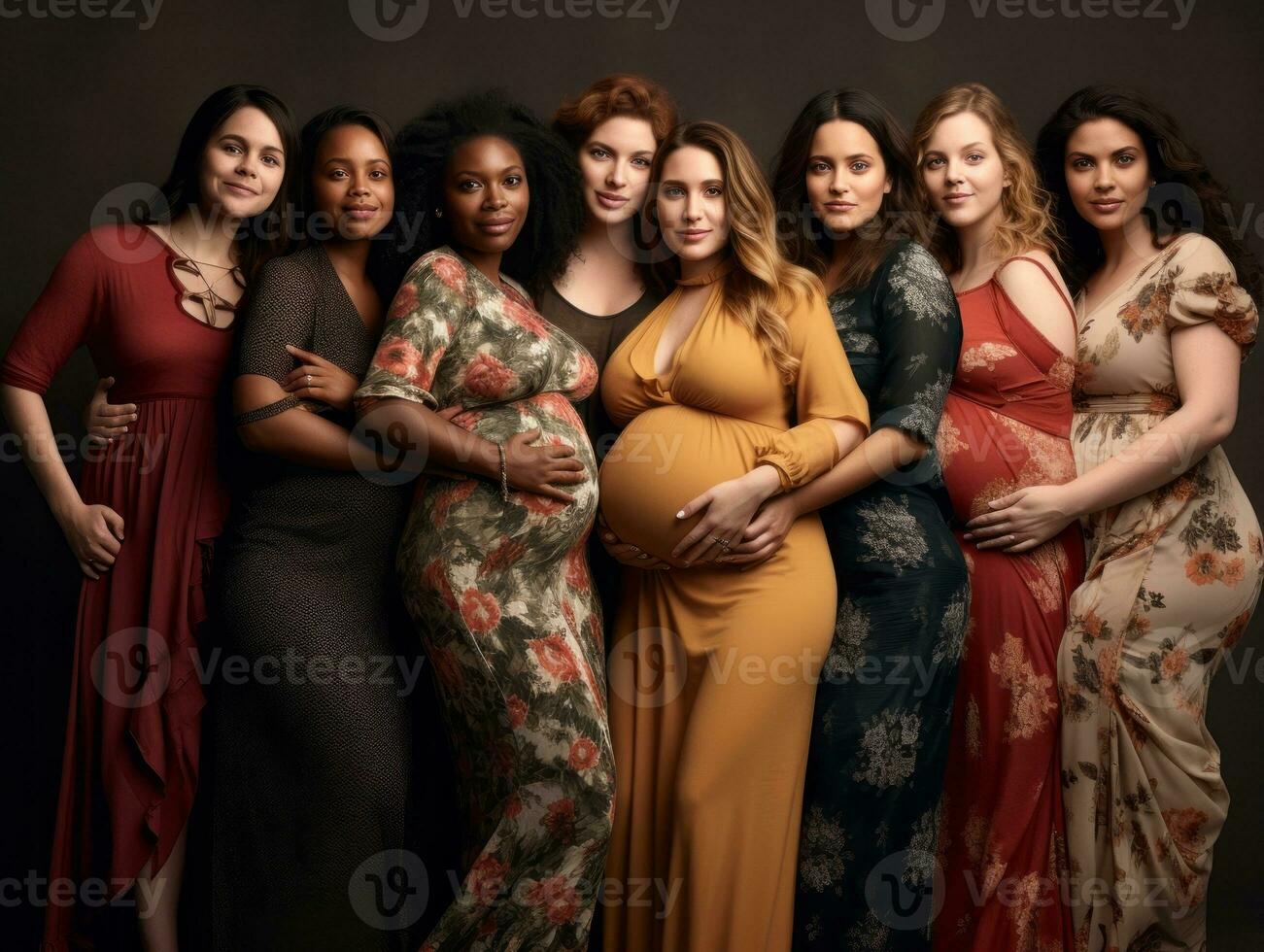 Celebrating the beauty of diverse body shapes and sizes AI Generative photo