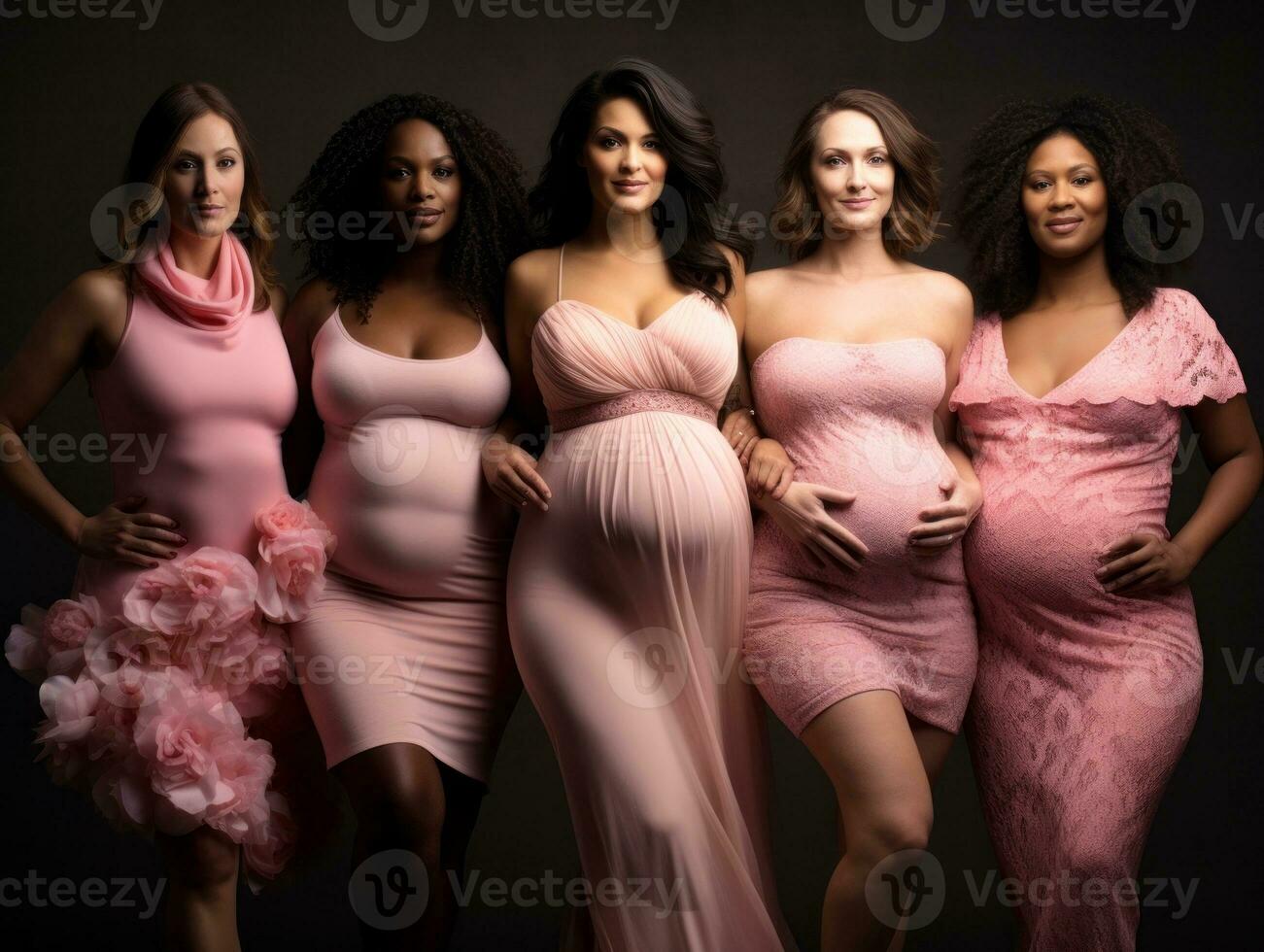 Celebrating the beauty of diverse body shapes and sizes AI Generative photo
