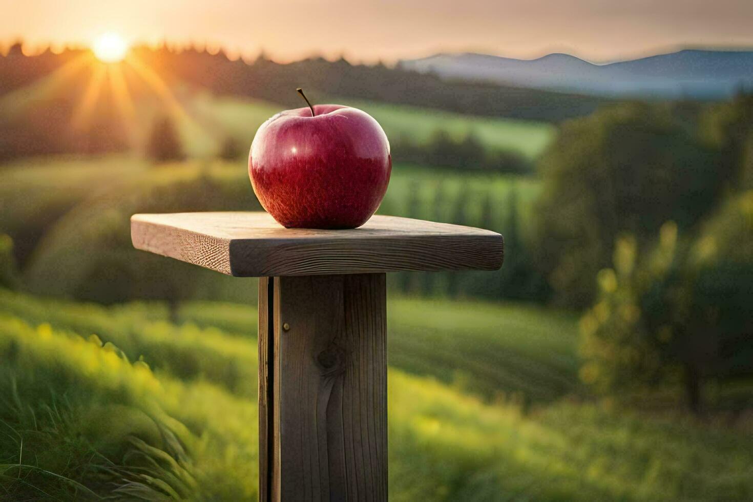 the apple is the symbol of the apple tree. AIGenerated 30060905 Stock