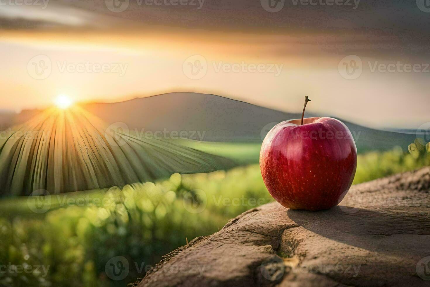 the apple is a symbol of the apple tree, which is the symbol of the apple of ed. AI-Generated photo