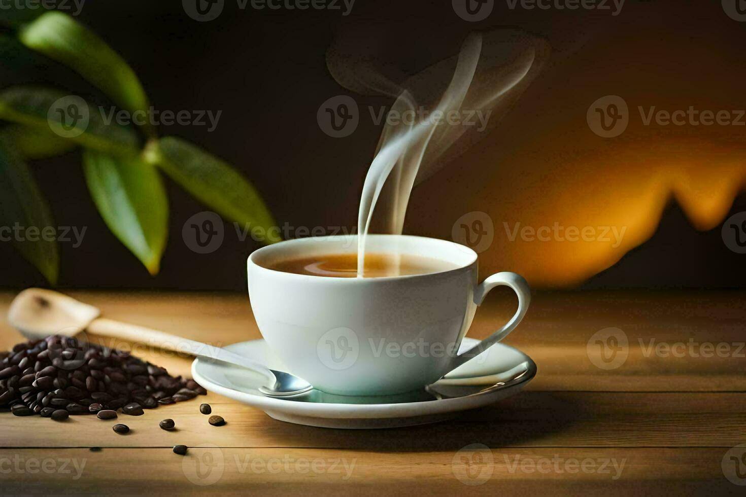 coffee is a great way to start your day. AI-Generated photo