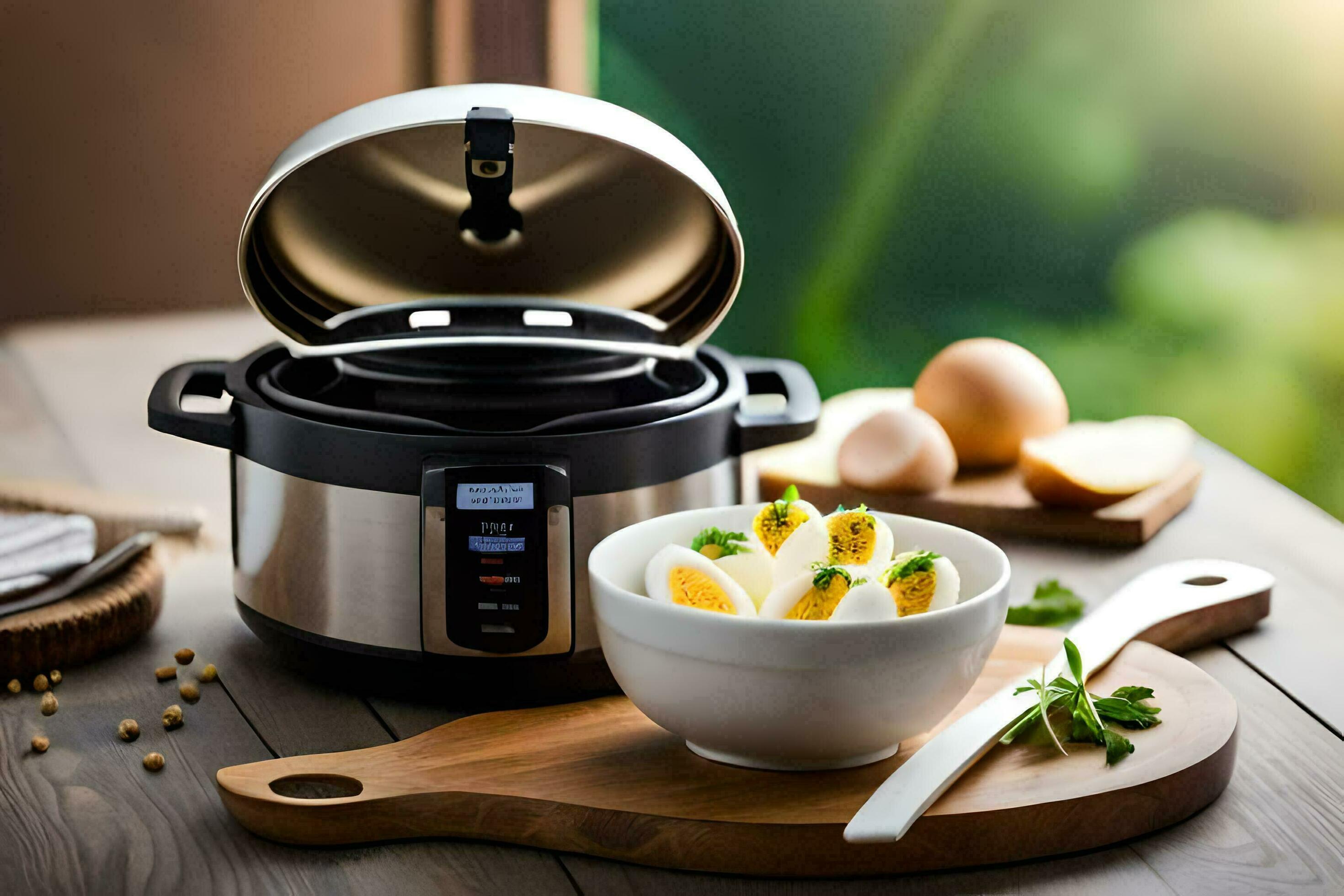 how to clean your rice cooker. AIGenerated 30104769 Stock Photo at