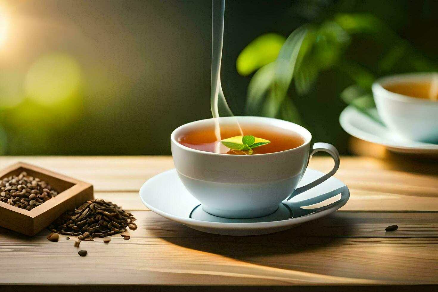 how to make a tea bag. AI-Generated photo