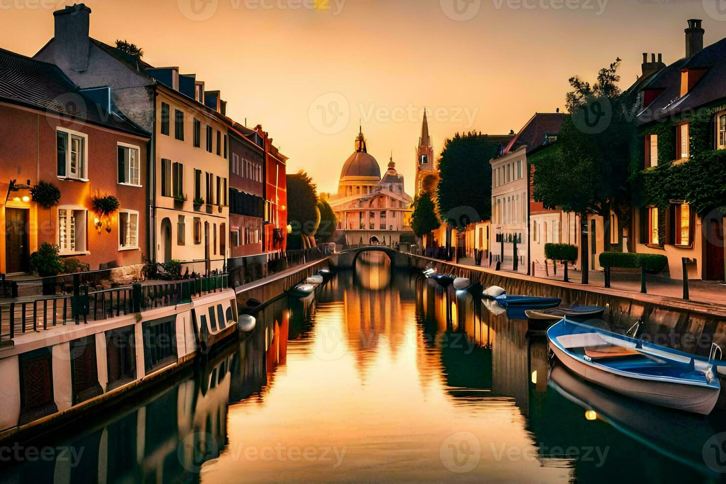 the beautiful city of lille, france. AI-Generated photo