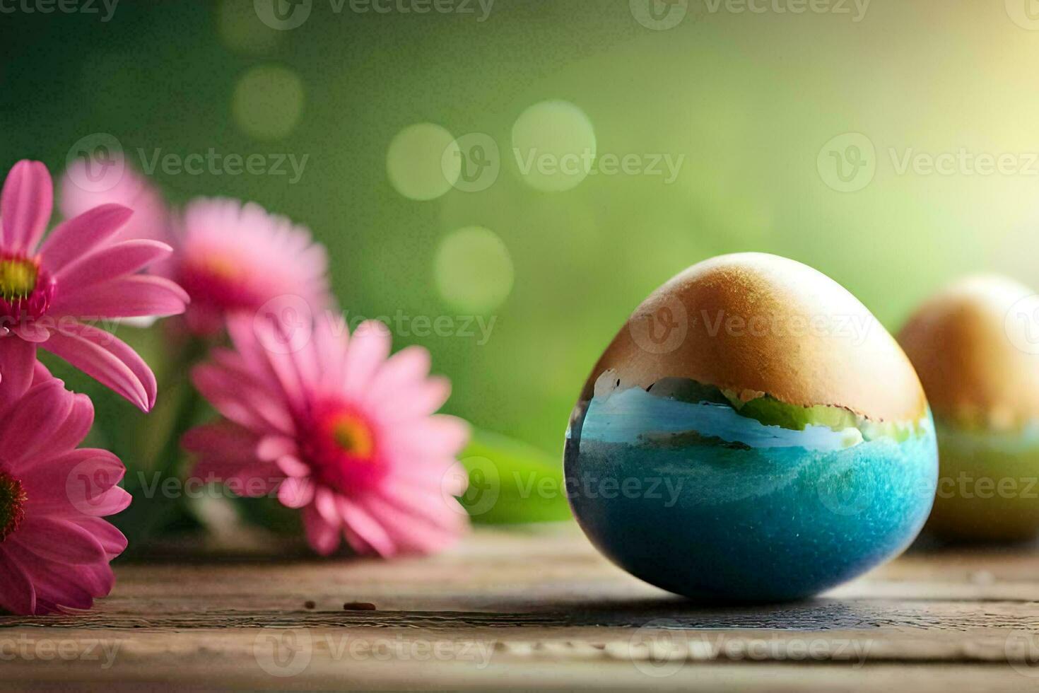 easter egg hd wallpaper. AI-Generated photo