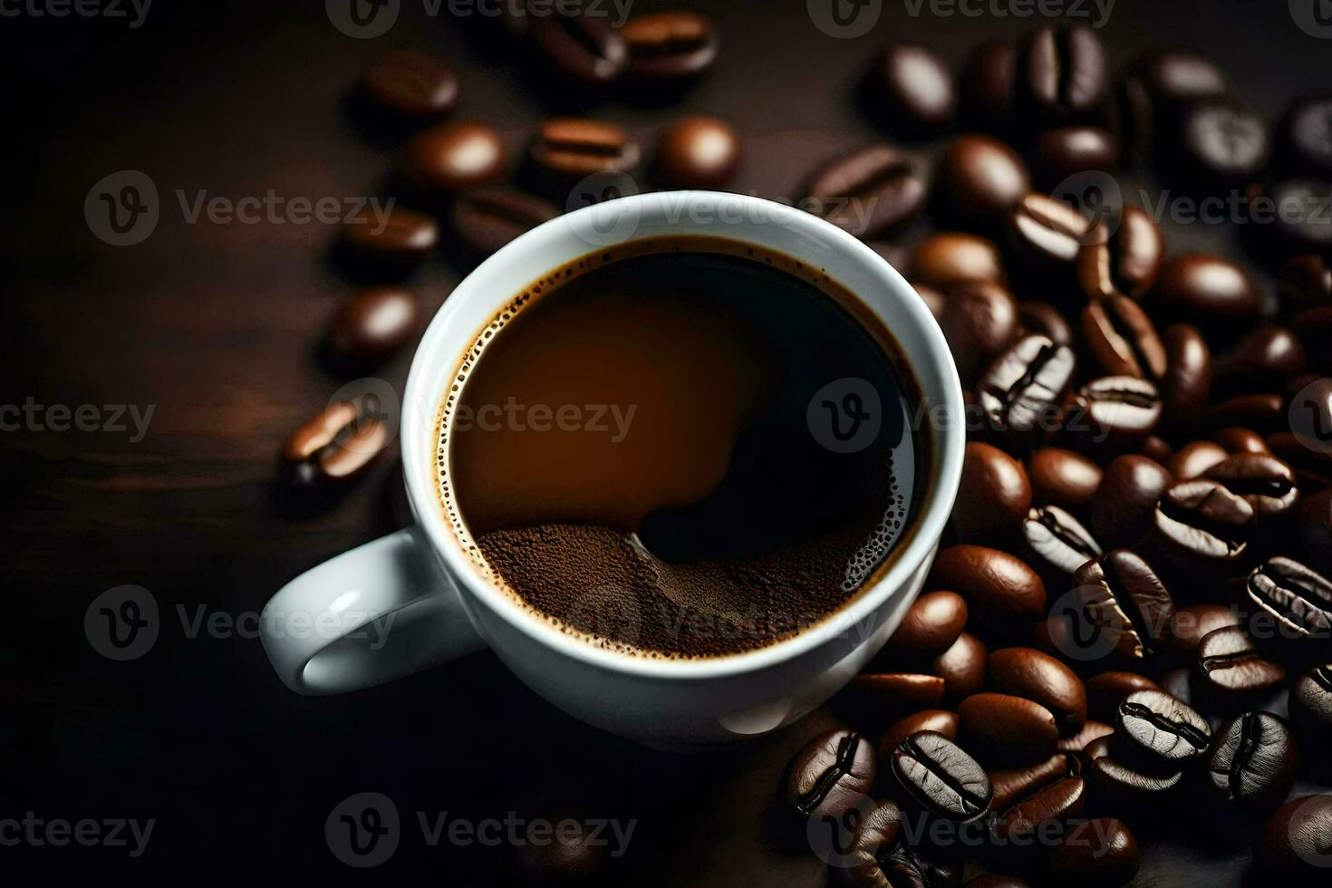 a cup of coffee is a great way to start your day. AI-Generated photo
