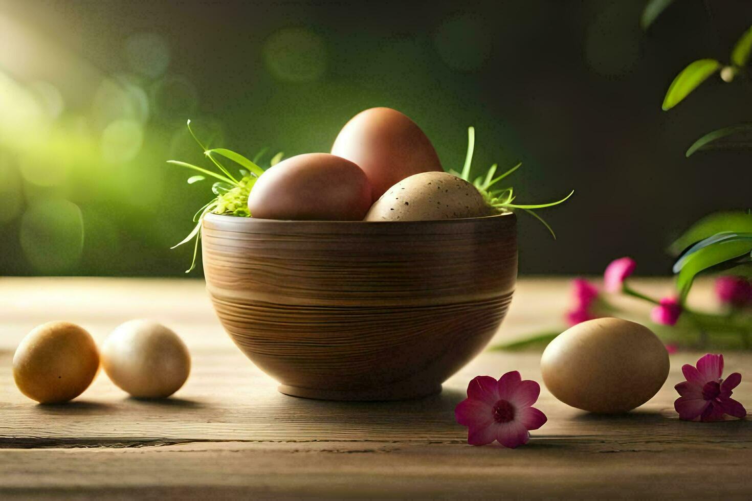 el mejor Pascua de Resurrección huevos para niños. generado por ai foto
