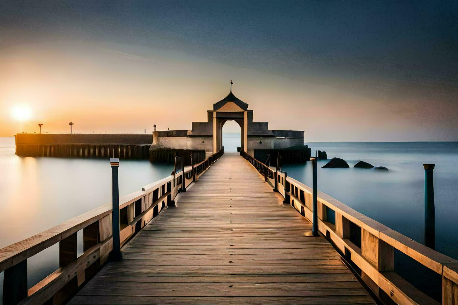 photo wallpaper the sky, water, sea, the sea, the sea, the sea, the. AI-Generated
