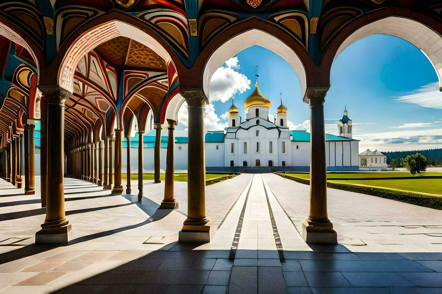 the kremlin, moscow, russia. AI-Generated photo
