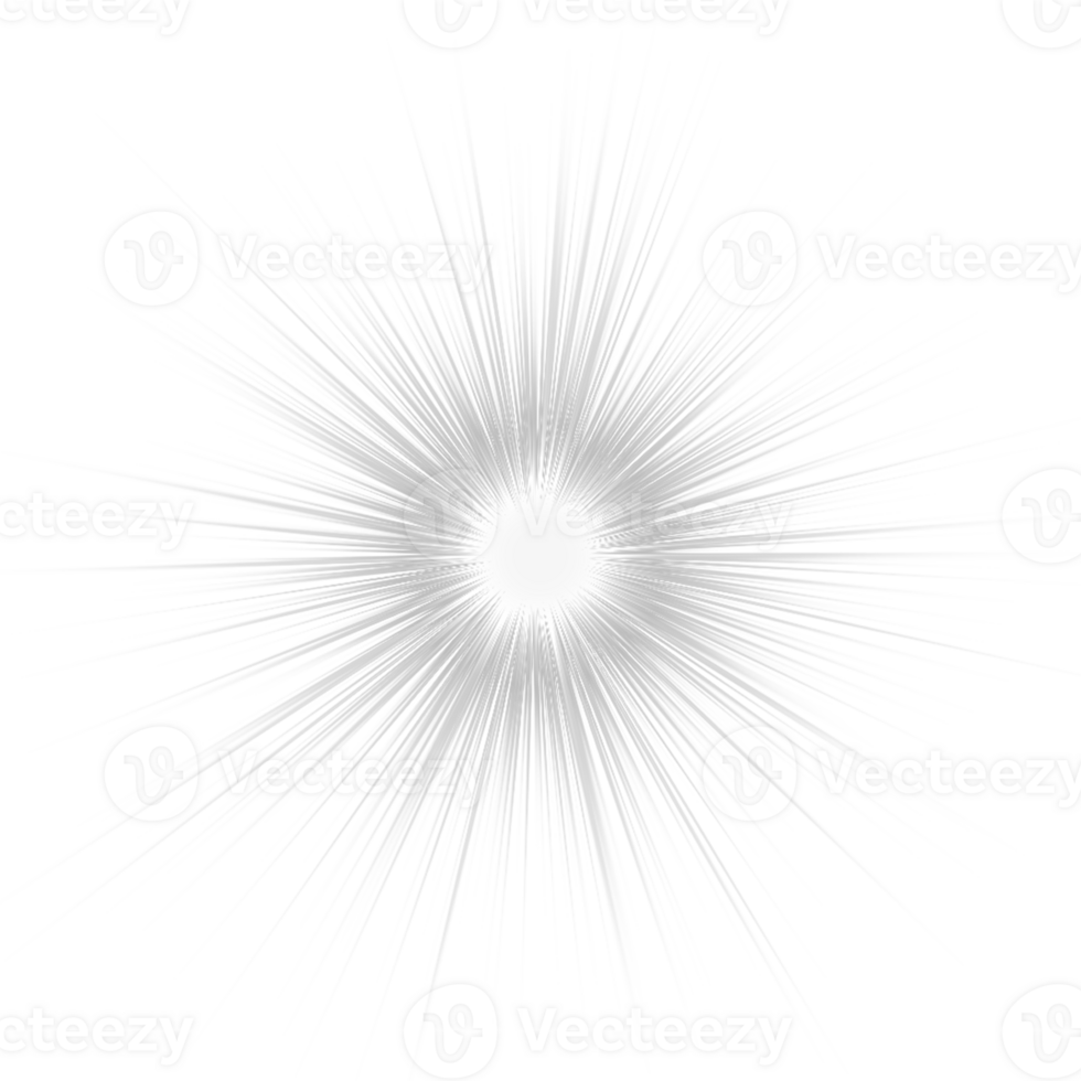 white glowing light burst explosion png